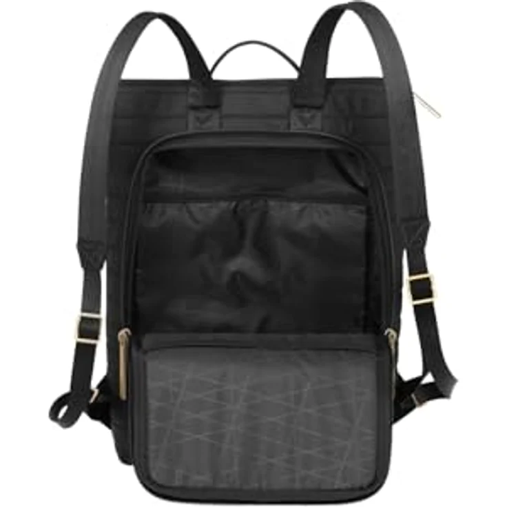 travelite Freizeitrucksack BARBARA STEPP, mit Safety-Reißverschlussfach und Aufsteckfunktion, schwarz – Bild 4