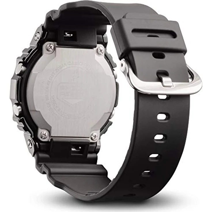 Casio GM-5600BRW-1ER G-SHOCK Digitaluhr mit Stoppuhr, Alarm und 20 bar Wasserdichtheit, Schwarz/Grau – Bild 4