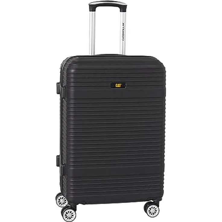 CAT Alexa Hartschalen - ABS Trolley Koffer - Reisekoffer - TSA - Schwarz | Größe 20", 24", 28" (20" / 39L)