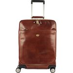 The Bridge Viaggio 4-Rollen Kabinentrolley Leder 53 cm