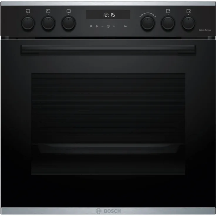Bosch Exclusiv HEG278AB4 Einbau-Herd, 60 x 60 cm, Schwarz, mit Air Fry Funktion und pyrolytischer Selbstreinigung