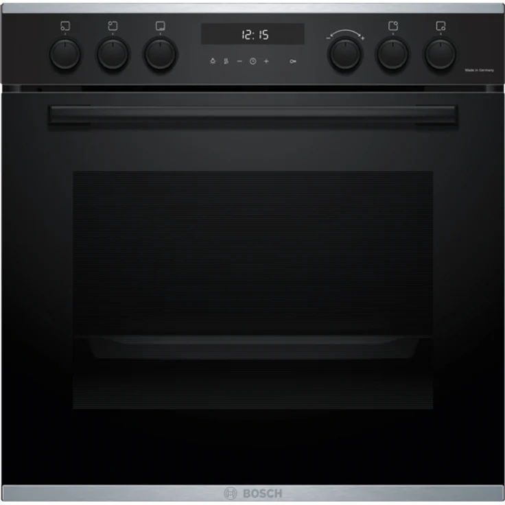 Bosch Exclusiv HEG278AB4 Einbau-Herd, 60 x 60 cm, Schwarz, mit Air Fry Funktion und pyrolytischer Selbstreinigung