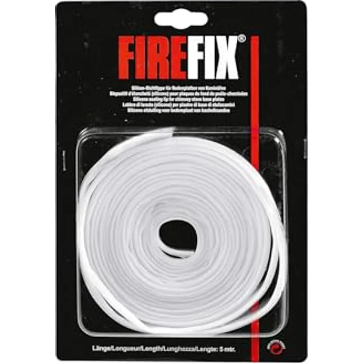 Firefix Silikon-Dichtlippe 500 cm, transparent, elastisch für Backofen-Zubehör – Bild 1