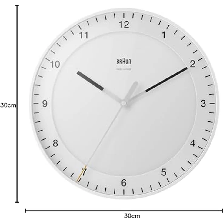 Braun BC17W DCF Klassik Funkwanduhr – Bild 11