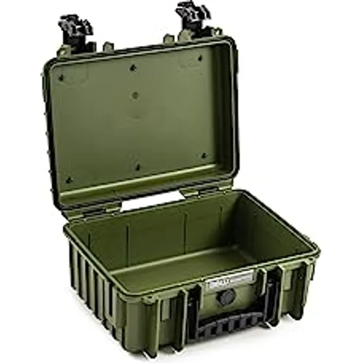 B&W International GmbH B&W Transportkoffer Outdoor Typ 3000 Bronze-grün - wasserdicht nach IP67 Zertifizierung, staubdicht, bruchsicher und unverwüstlich