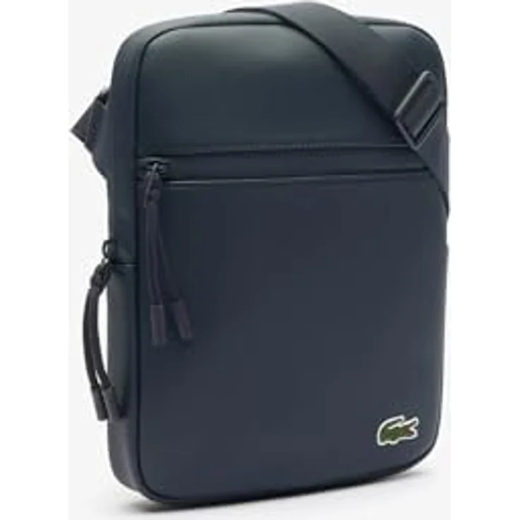 Lacoste LCST Umhängetasche, 20 cm, blau, 100% Polyurethan, 20 x 6 x 26 cm – Bild 1