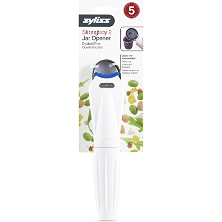 Zyliss Deckelöffner Strong Boy 2'' Öffner, ABS, TPE, Stainless Steel, Nylon, Reinforced PVC, Grey, 23 x 5 x 4 cm – Bild 2