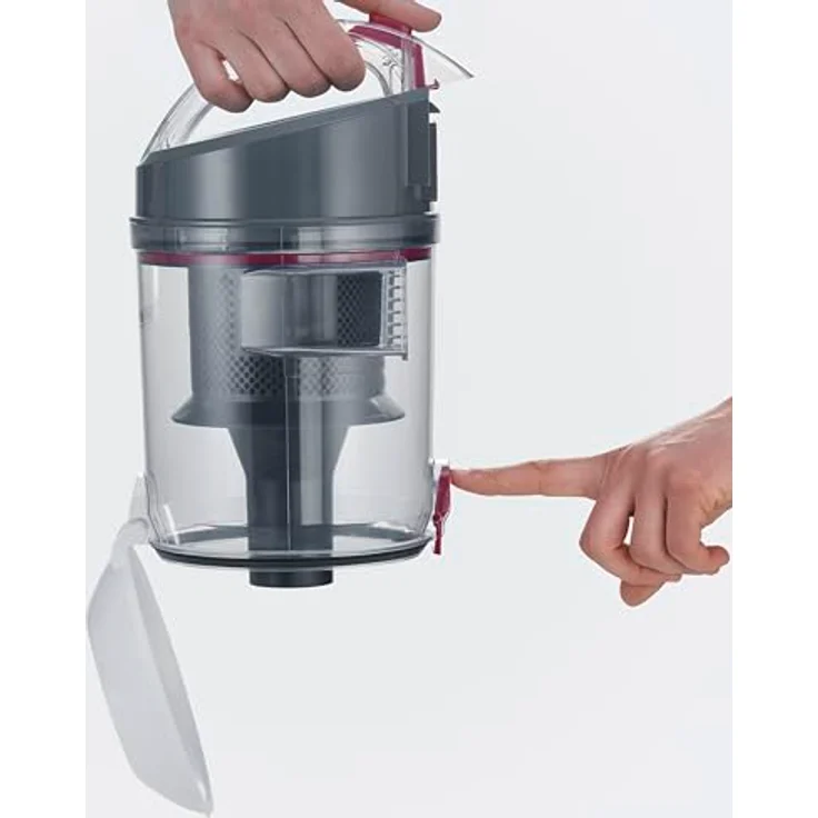 Severin CY 7088 Bodenstaubsauger, 750 Watt, beutellos, HEPA-Filter H13, weiß-grau – Bild 6