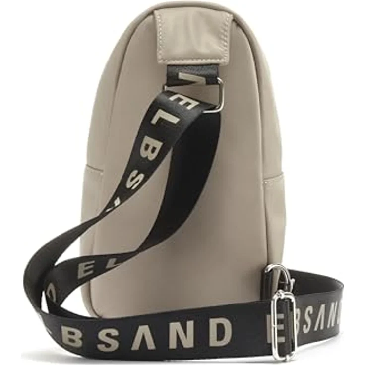 Elbsand Mini Crossbody Bag, kleiner Rucksack und Umhängetasche, vegan, mit verstellbarem Riemen und Logoprint, ideal für Handy und Essentials – Bild 2