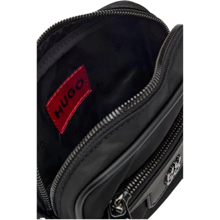 Hugo Nesh Mini Bag Umhängetasche, 15 cm, schwarz, 100% Polyester, kompakte Größe – Bild 2