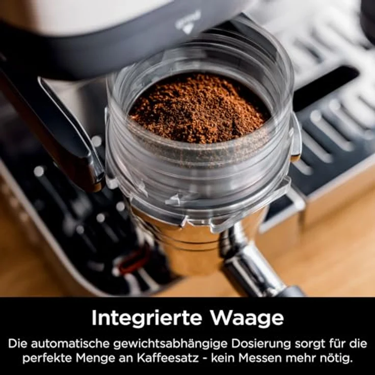 Ninja Kaffeevollautomat Luxe Café Essential ES501EU, Barista Assist Technologie, Dual Froth System, 25 Mahlgradeinstellungen, schwarz – Bild 3