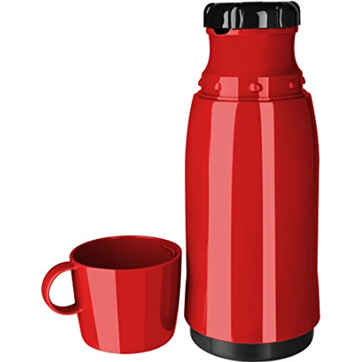 Emsa 502444 Isolierflasche, Mobil genießen, 500 ml, Schraubverschluss, Rot, Rocket – Bild 4
