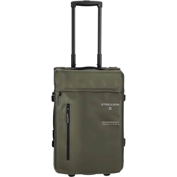 Strellson Stockwell 2.0-2-Rollen-Kabinentrolley 51 cm Khaki – Bild 1