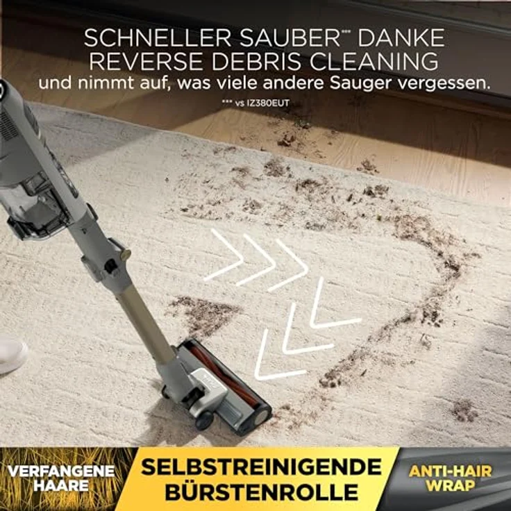 SHARK IA3246EUTIV PowerDetect Speed Luxe Collection Clean & Empty, Akku-Staubsauger mit selbstentleerender Ladestation, 350 Watt, bis zu 60 Minuten Laufzeit – Bild 8