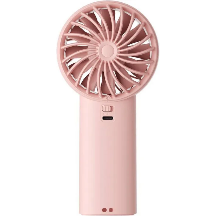 Jisulife Handventilator Handheld Fan 4, tragbarer Ventilator mit 5 Windgeschwindigkeiten, 3600mAh Akku für bis zu 12 Stunden Nutzung, inkl. Echtzeit-Batterieanzeige und sicherem Design