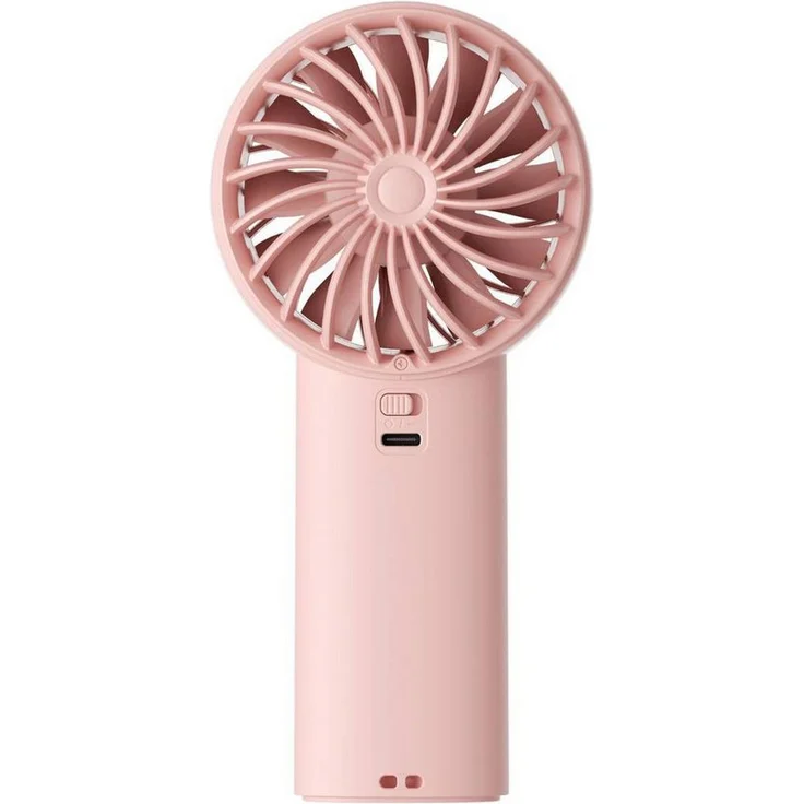 Jisulife Handventilator Handheld Fan 4, tragbarer Ventilator mit 5 Windgeschwindigkeiten, 3600mAh Akku für bis zu 12 Stunden Nutzung, inkl. Echtzeit-Batterieanzeige und sicherem Design