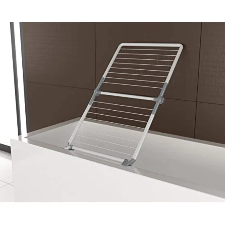 Juwel Wäscheständer 'Super Dry WING', für Badewanne, Dusche und Balkon, 8,8 m Trockenlänge – Bild 3