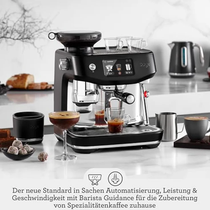 Sage the Oracle Jet Trüffelschwarz Halbautomatische Espressomaschine – Bild 3