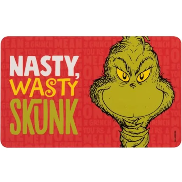 The Grinch Brettchen - Nasty Wasty Skunk - Frühstücksbrettchen Schneidebrettchen aus Resopal