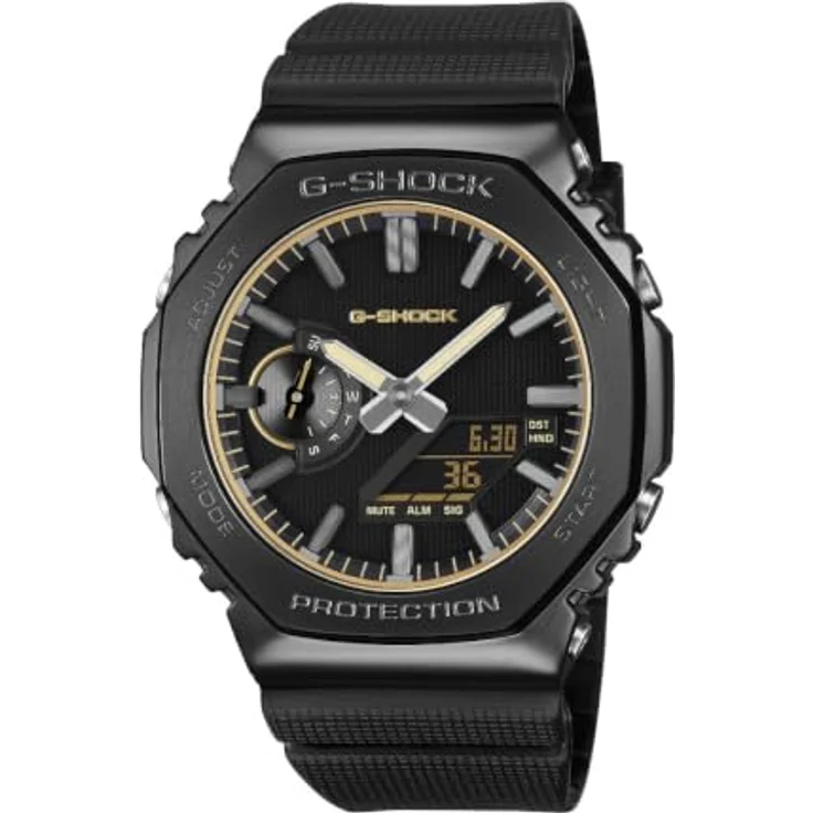Casio G-Shock GM-2100LXB-1A9ER Herren-Armbanduhr, schwarz mit schwarzem Zifferblatt und schwarzem Armband, 44 mm Gehäusedurchmesser – Bild 2