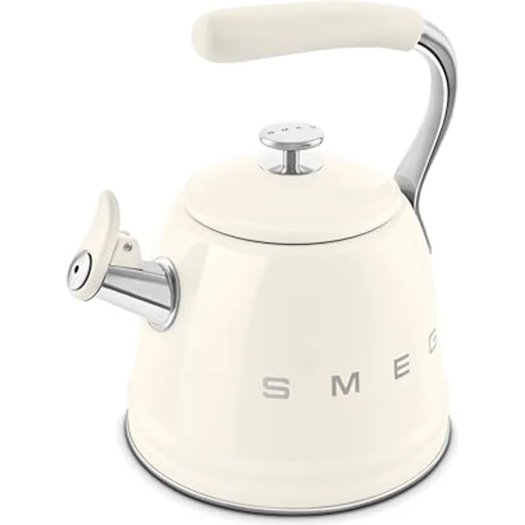 "Smeg Wasserkocher WKF01CR Wasserkessel Creme, 50er-Jahre-Design, 2,3 Liter Fassungsvermögen, für alle Herdarten geeignet" – Bild 5