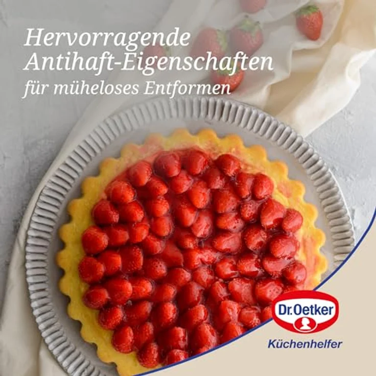 Dr. Oetker Obstkuchenform Ø 28 cm Flexxibel, Obsttortenform aus Silikon, Tortenbodenform für eindrucksvolle Kreationen, hochwertige Silikon-Kuchenform, Menge: 1 Stück – Bild 6