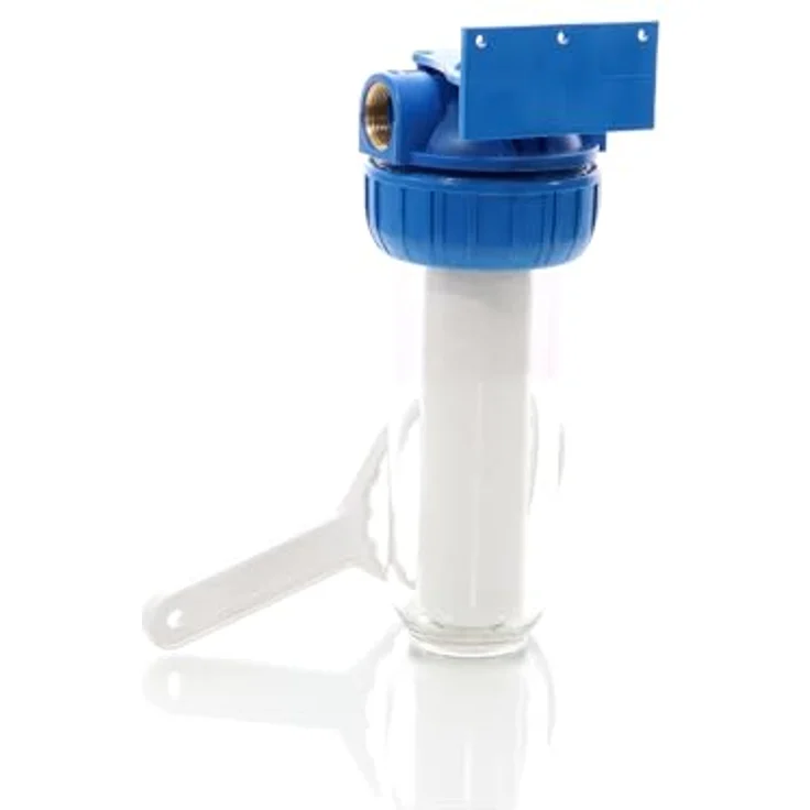 naturewater NW-BR10B-S Wasserfilter, 5 µ Sedimentfilter, 32,89 mm Filtereinsatz mit Wandhalterung und Filterschlüssel – Bild 7
