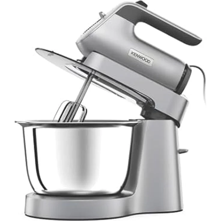 Kenwood Chefette HMP 54.000SI Handmixer, 650W, inkl. 3,5L Rührschüssel, Puls-Funktion, silber – Bild 5