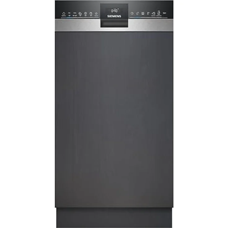 Siemens SR53HS74KE, Geschirrspüler mit 10 Maßgedecken, gebürsteter Stahl, Home Connect, 6 Programme, Energieeffizienzklasse E – Bild 1