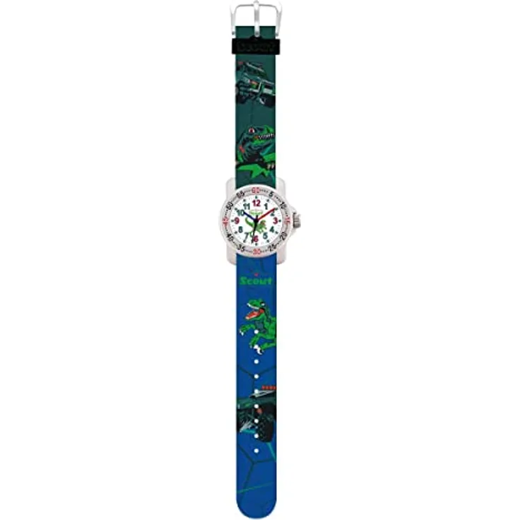 Scout Lässige Uhr 280376043, Armbanduhr mit Metallgehäuse, gravierter Minutenskala, 5 Bar wasserdicht, gehärtetem Mineralglas