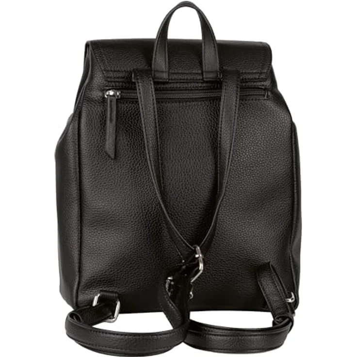Gabor Elfie City Rucksack M, 29.5 cm, schwarz, 100% Polyurethan, kompakte Maße 25 cm x 13 cm – Bild 2
