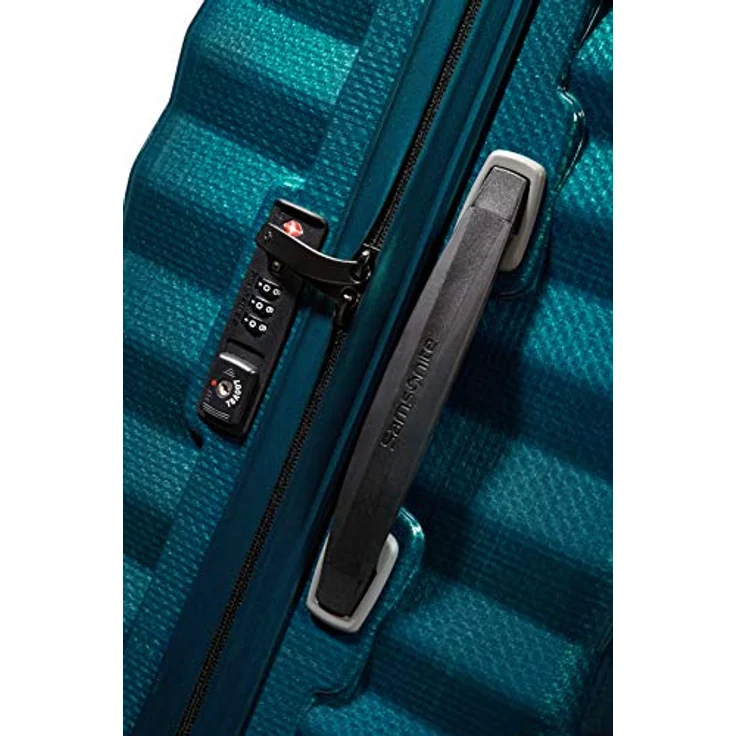Samsonite Lite-Shock - Spinner S Handgepäck, mit 4 Rollen, 55 cm, 36 L, Blau (Petrol Blue) – Bild 5