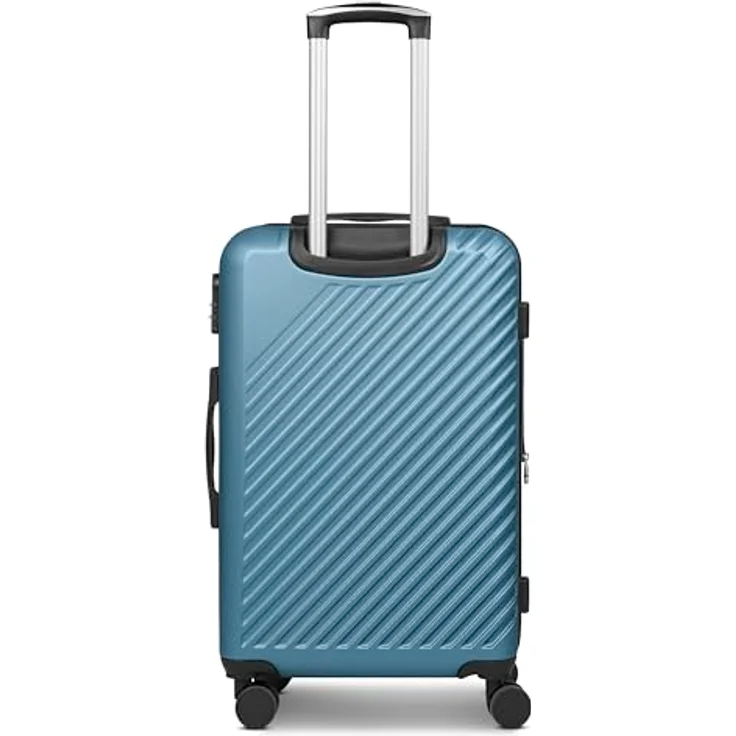 Check in Paradise 2.0 Trolley, mittelgroßer Koffer 44,5 x 27 x 68 cm, erweiterbar, aus stoßfestem ABS, mit Teleskopgriff, 74 Liter, für Damen und Herren – Bild 2
