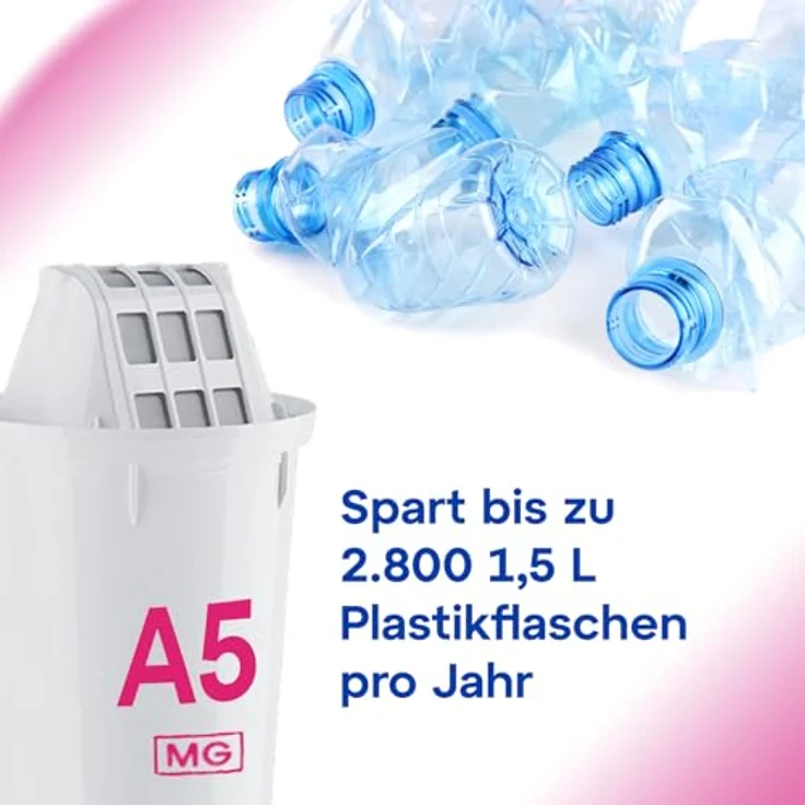 AQUAPHOR A5 Mg Pack 1 Wasserfilterkartusche, Kunststoff, weiß, 350 l – Bild 7