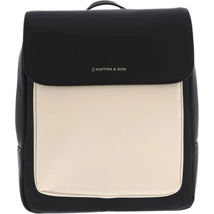 Kapten & Son Tromso Small 2.0 City Rucksack, 31 cm, Schwarz, 100% veganes Tech-Material