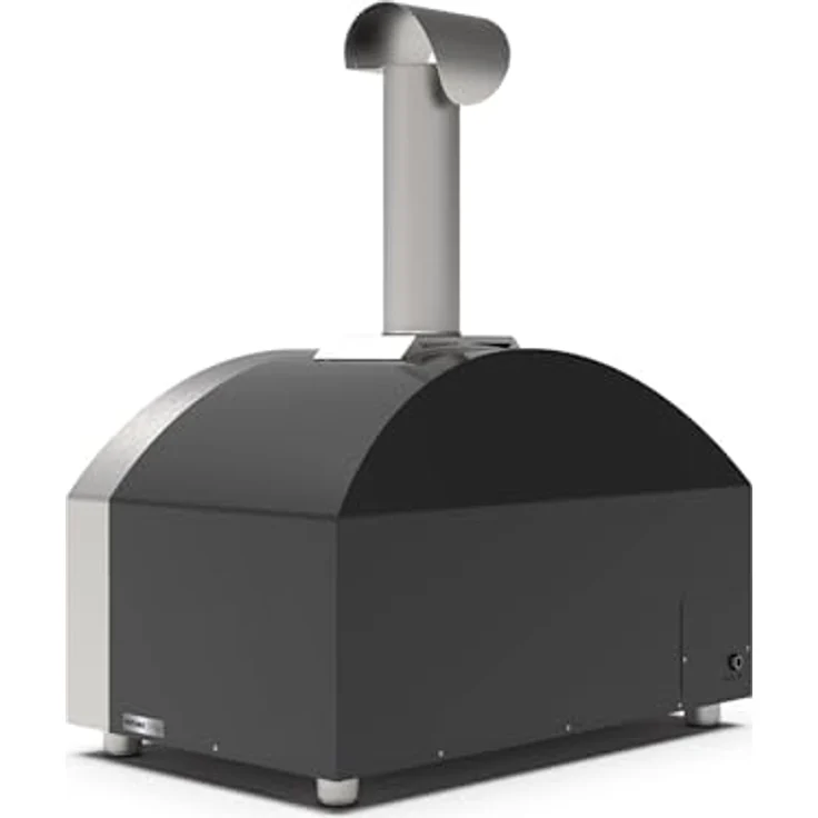 Alfa Forni Gas Pizzaofen FUTURO 2 Pizze, Edelstahl Silber-Schwarz, erreicht 500°C in 30 Minuten, für 2 Pizzen, Gasbefeuerung, Hybrid-kompatibel – Bild 6
