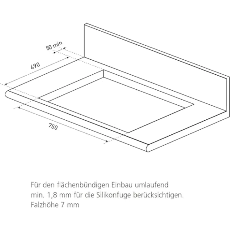 Oranier EB-Autark-Kochfeld KXI 480 KXI480, Induktionskochfeld mit 4 Kochzonen, rahmenloses Design – Bild 8
