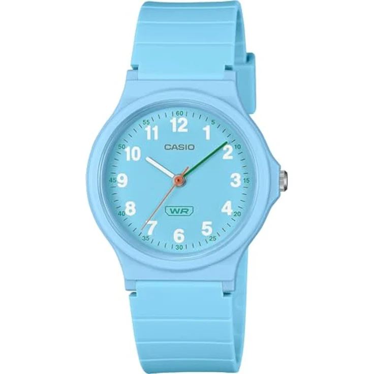 Casio Wrist Watch ANALOG, Spritzwassergeschützt, biobasiertes Harzband, 2 Jahre Garantie, batteriebetrieben – Bild 1