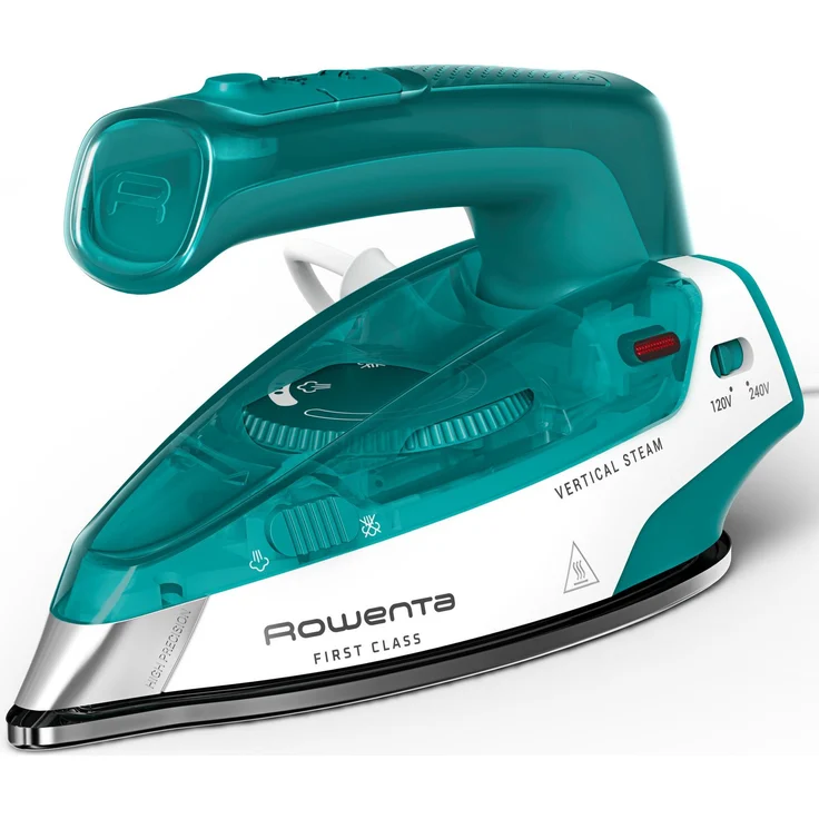 Rowenta Dampfbügeleisen First Class, 1000 W, klappbares Reiseformat, schnelles Aufheizen, Präzisionsbügelspitze, international einsetzbar – Bild 1