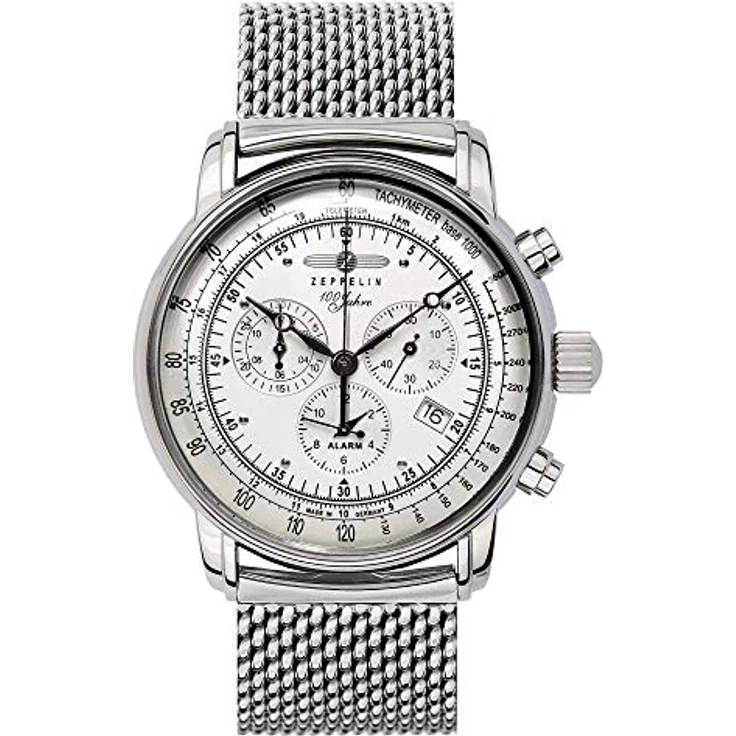 Zeppelin ChronoAlarm 7680M1 Herrenchronograph Made in Germany – Bild 2