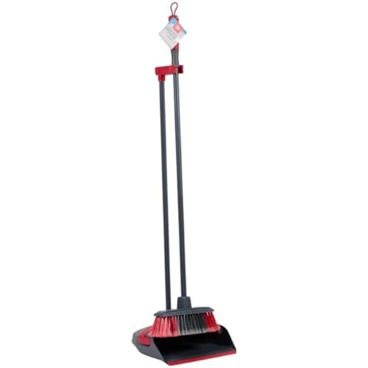 DIRT DEVIL Kehrgarnitur, graue und rote Bodenreinigungslösung, kompakte Maße 24 x 26.5 x 92 cm – Bild 2