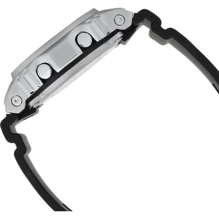 Casio G-Shock G-Steel Herrenuhr Schwarz/Regenbogen GM-5600RW-1ER, Edelstahlgehäuse, schwarzes Kunststoffarmband – Bild 5
