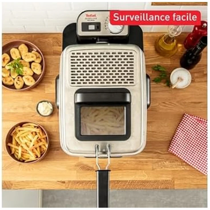 Tefal Fritteuse FR8041, Semiprofessionelle Fritteuse mit Öl-Filter und Oleoclean-Technologie – Bild 3