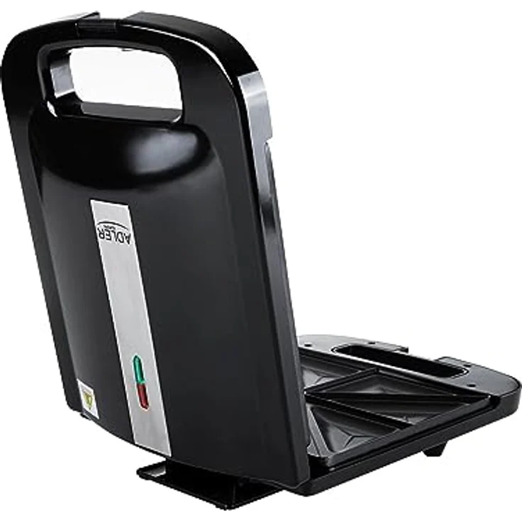 Adler AD 3055 XXL-Sandwich-Maker, 2000 Watt, 24 x 22 cm Grillfläche, für 4 Toast-Scheiben, antihaftbeschichtet, Kunststoff, schwarz – Bild 5