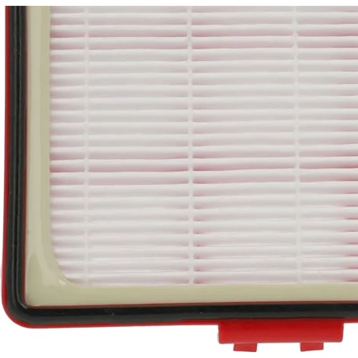 VHBW 3x Staubsaugerfilter für Grundig GMS 3600, Abluftfilter in Rot Schwarz Weiß, ultrafeine Schwebstoffe-Filterung – Bild 5