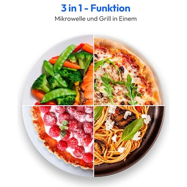 Medion MD 17495 Mikrowelle mit Grill, Standgerät – Bild 4