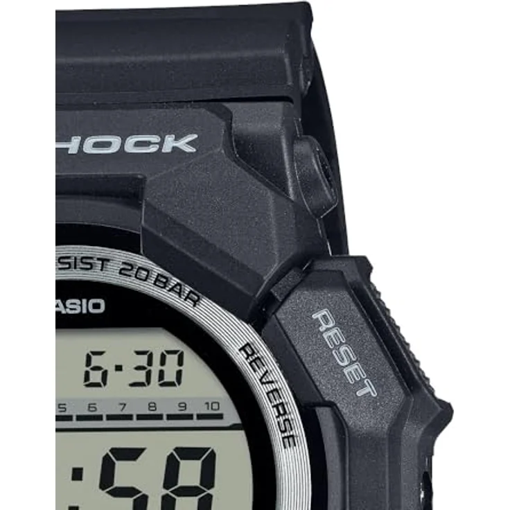 Casio G-Shock Classic Herren-Digitaluhr Schwarz GD-010-1ER, Kunststoffarmband, Mineralglas – Bild 6