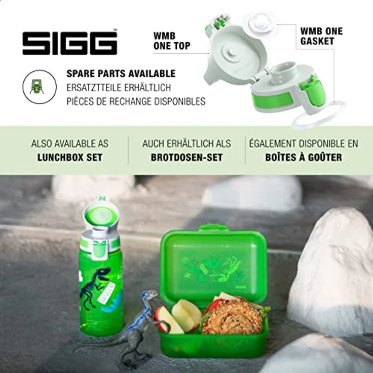 SIGG VIVA ONE Jurassica 0.5 L, BPA frei, Auslaufsicher, Co# tauglich – Bild 4