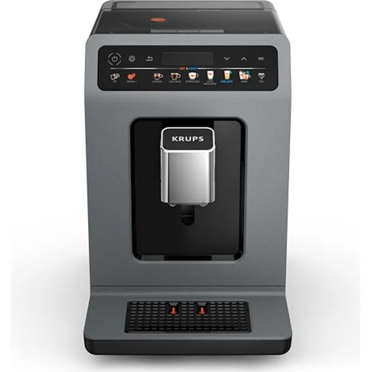 Krups Evidence EA898GF0, Hot & Cold Kaffeevollautomat, 18 Getränkespezialitäten, One-Touch Cappuccino, automatischer Pflegezyklus, schnelles Aufheizen – Bild 2