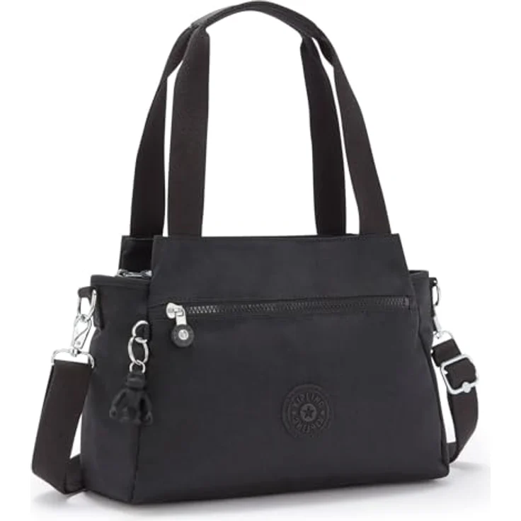 Kipling Basic Elysia, Schultertasche 29.5 cm mit abnehmbarem Schultergurt, Schwarz – Bild 2